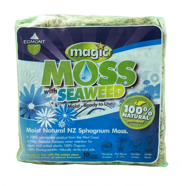 Egmont Magic Moss Sphagnum Moss + Seaweed Ready to Use 10 Litres lovethatleaf