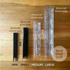 CANOPY Extendable Grow Pole - CLEAR 34cms MINI [from $5 each]