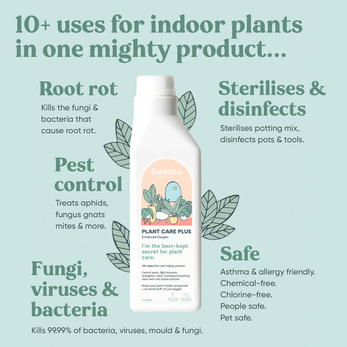 hydrogen peroxide for house plants Forsana Plant Care Plus - Hydrogen Peroxide 3%