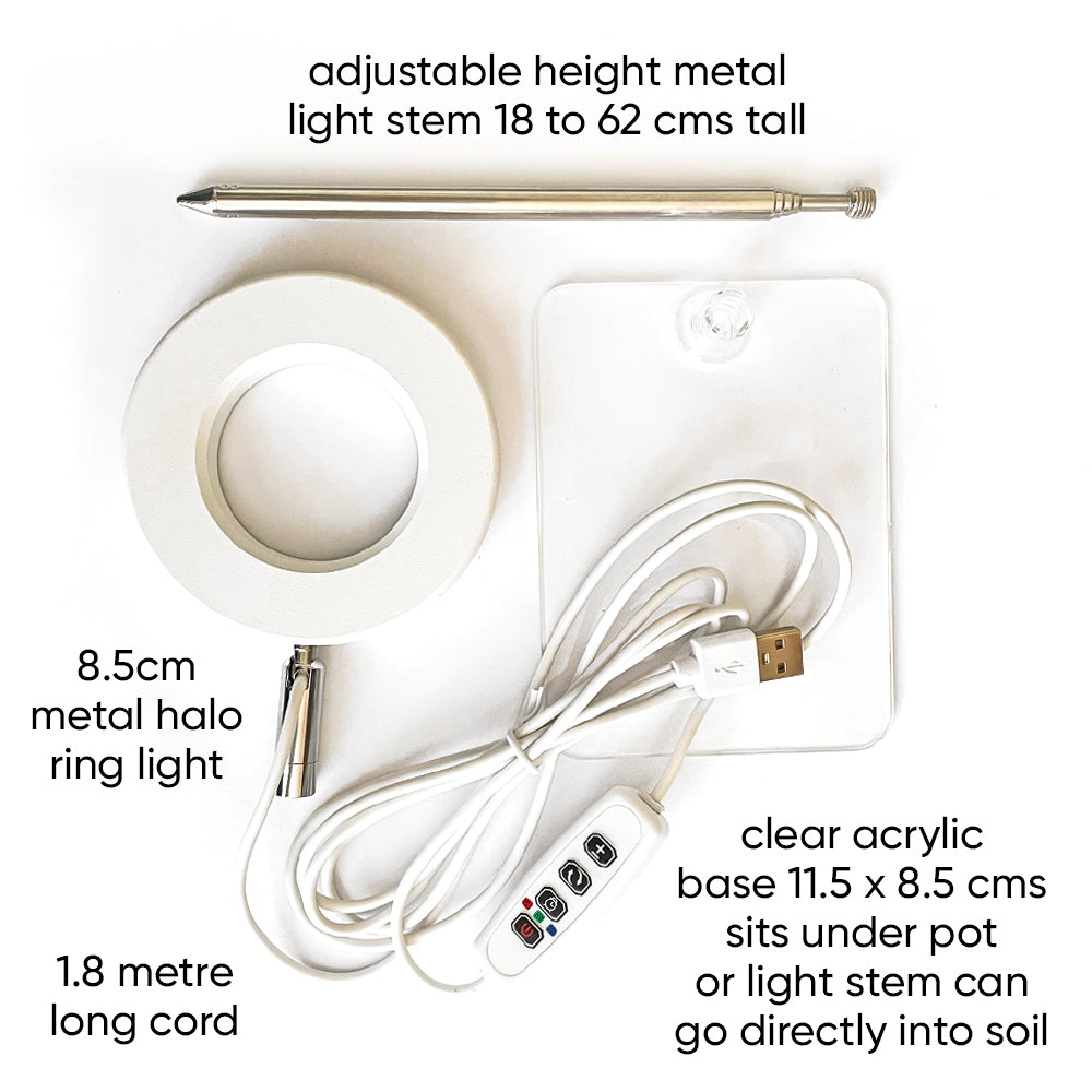 aurea-halo-ring-indoor-plant-grow-light-parts-measurements-size