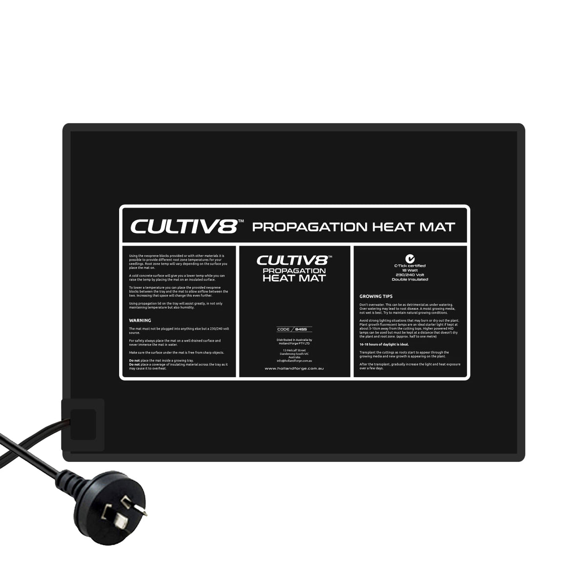 cultiv8-heat-mat-small-seedling-tray-nz-plug