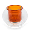 CUP O FLORA Glass Self Watering Pot - Small ROUND (3 colours)