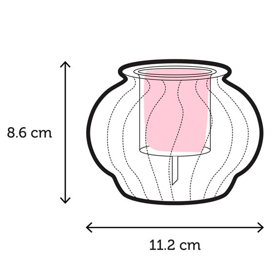 CUP O FLORA Glass Self Watering Pot - Small RETRO (3 colours)
