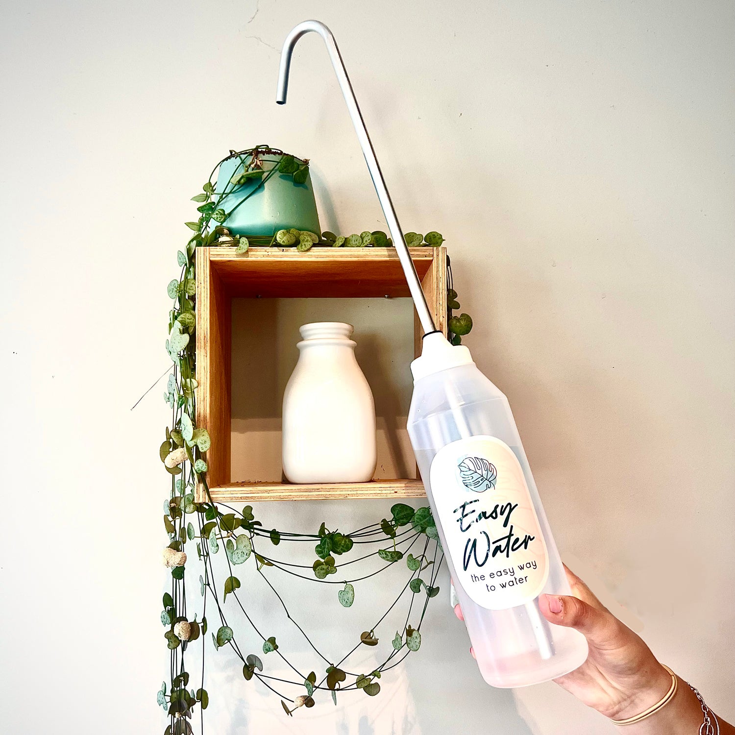 watering bottle for hanging plants Easy Water Long Spout Watering Bottle for Hanging Plants - 1 Litre