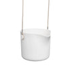 Elho Swing Stackable Hanging Pot - 100% Recycled - 18cm White