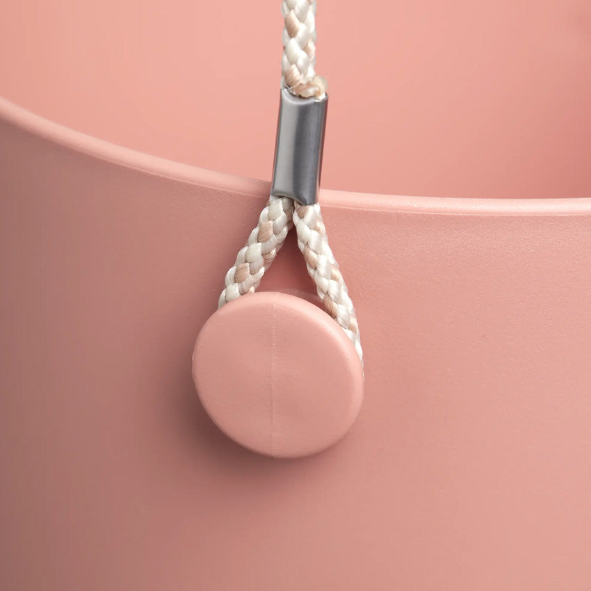 Elho Swing Stackable Hanging Pot - 100% Recycled - 18cm Watermelon Rose