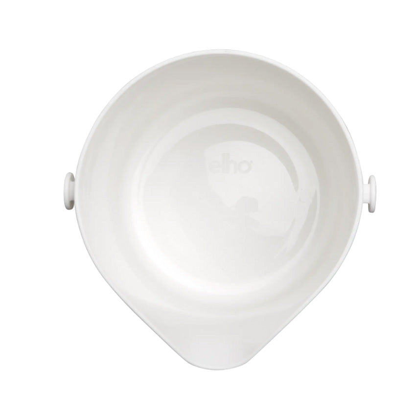 Elho Swing Stackable Hanging Pot - 100% Recycled - 18cm White