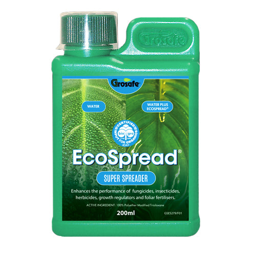 Grosafe EcoSpread Super Spreader for Fungicides and Insecticides - 200ml Concentrate