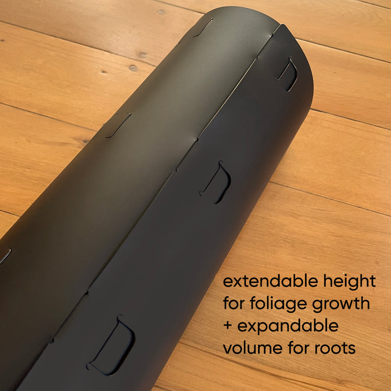 Grow Vertical Forty - 40cms BLACK (from $9.90)