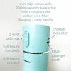 H2O Mini Cordless Humidifier 200ml - Mint