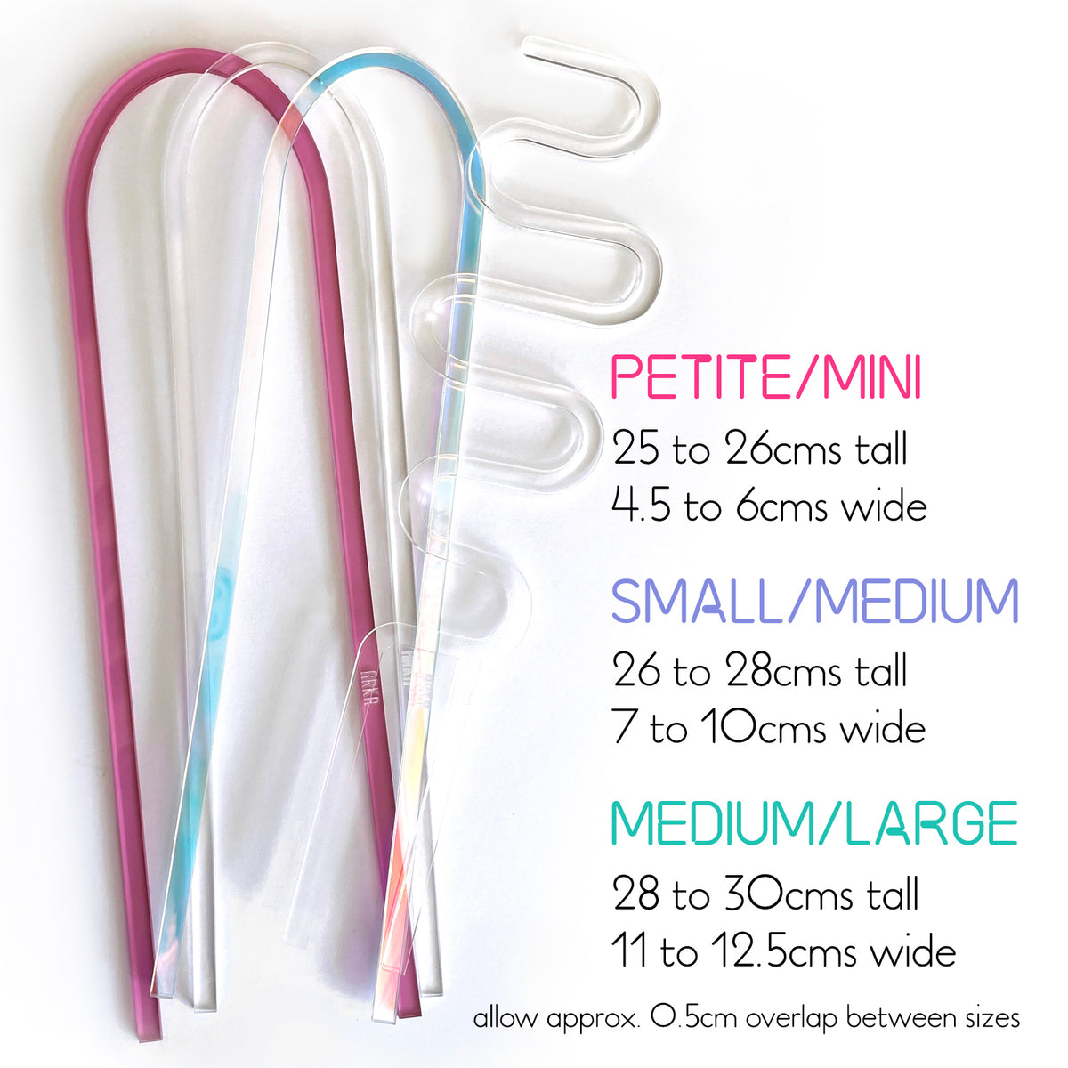 Arka™ Trellis - Medium/Large - CLEAR RAINBOW IRIDESCENT
