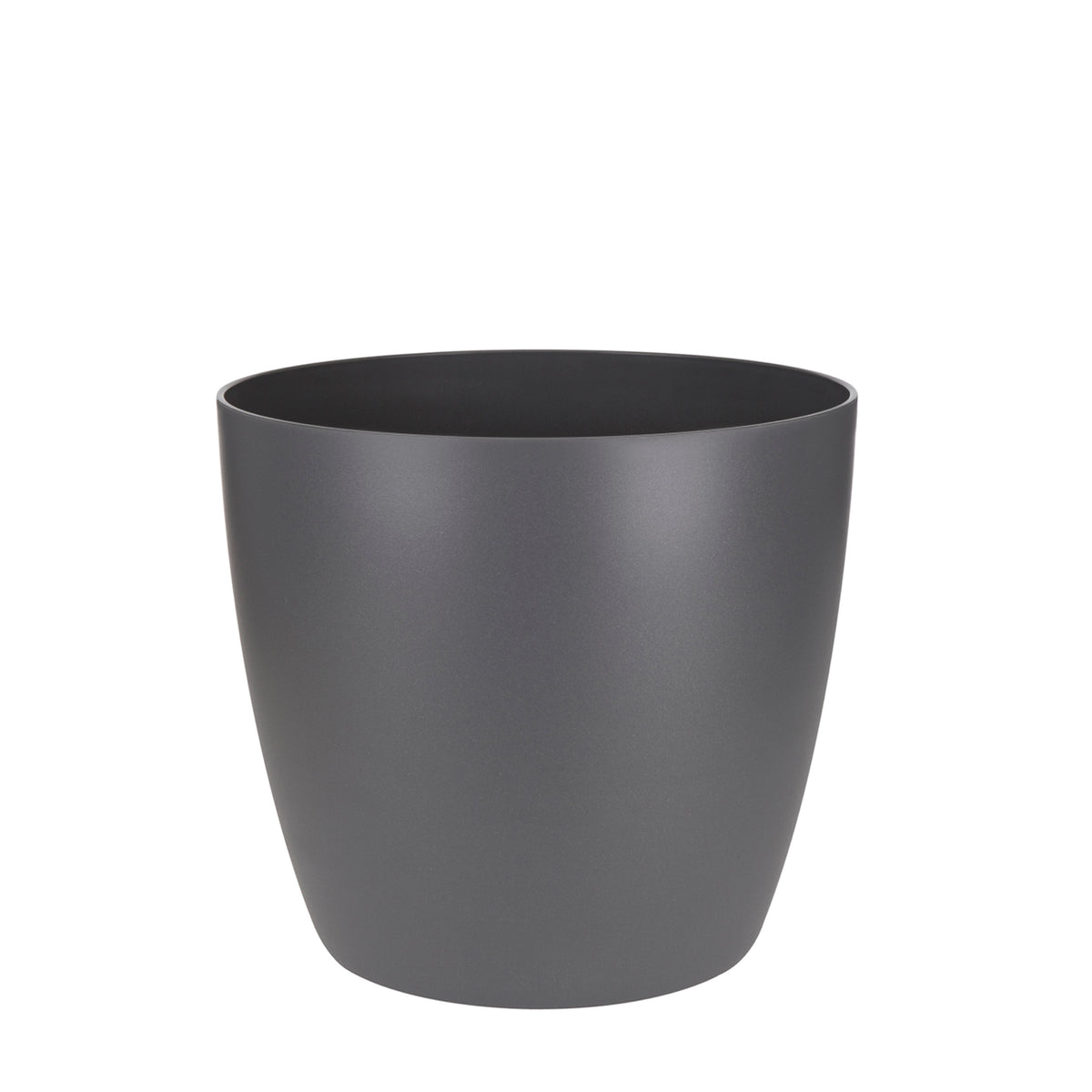 Cover Pot - Elho Brussels Round - 14cm Charcoal