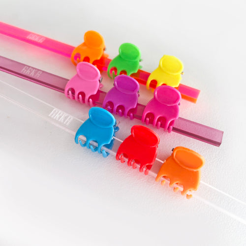 Crew Plant Claw Clips - RAINBOW [from 17 cents each]