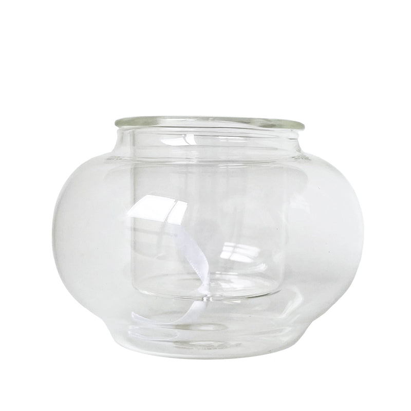 CUP O FLORA Glass Self Watering Pot - Small ROUND (3 colours)