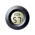 Digital 2-in-1 Mini Temperature and Humidity Meter - Black