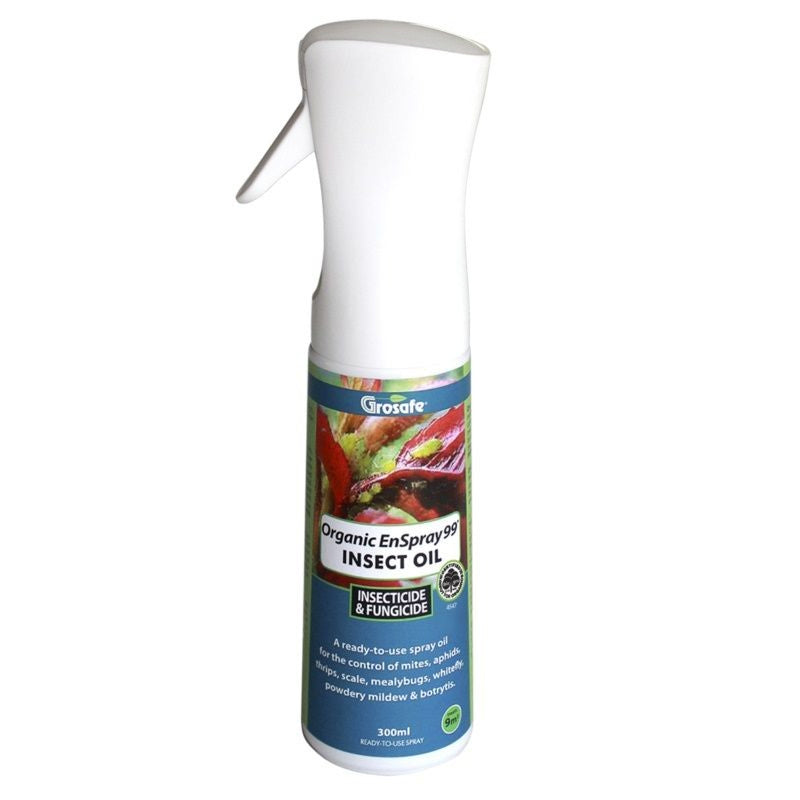 Grosafe Enspray 99 Spraying Oil - Insecticide & Fungicide - 300ml Ready to Use + Spray Bottle
