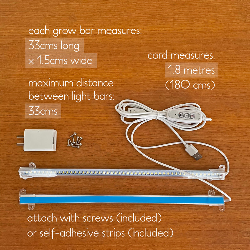Grow Bar - Grow Light Starter Kit (with NZ Plug)