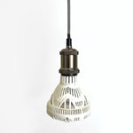 Metal Grow Light Hanging Pendant Cord Kit with Plug - E27 60w 2 metres - GUNMETAL