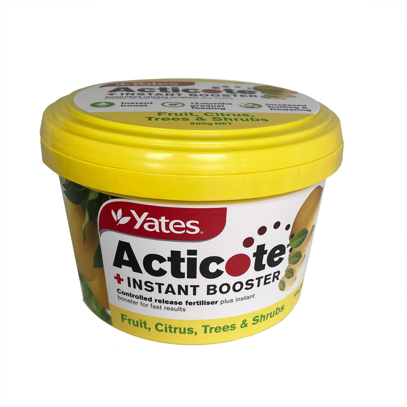 Yates Acticote + Instant Booster Fertiliser - Fruit, Citrus, Trees, Shrubs - 500g