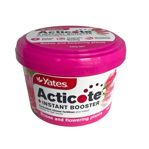 Yates Acticote + Instant Booster Fertiliser - Roses and Flowering Plants - 500g